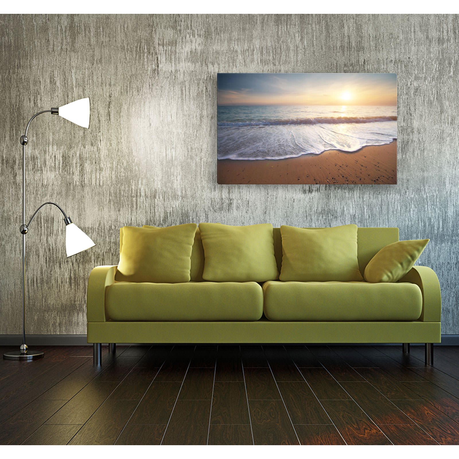 Strand Natur Meer Wasser Wellen Sonne Sand Postereck 3187 Poster /& Leinwand