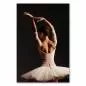 Preview: Ballerina in weißem Tutu, von hinten beleuchtet - Eleganz & Stärke. Preview: Ballerina in weißem Tutu, von hinten beleuchtet - Eleganz & Stärke.