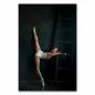 Preview: Flexibilität: Balletttänzerin zeigt Spagat an Leiter, symbolisiert Körperbeherrschung und Anmut. Preview: Flexibilität: Balletttänzerin zeigt Spagat an Leiter, symbolisiert Körperbeherrschung und Anmut.
