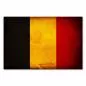 Preview: Belgische Flagge im Vintage-Stil: Die Farben Schwarz-Gelb-Rot sind vom Wappen des Herzogtums Brabant inspiriert. Preview: Belgische Flagge im Vintage-Stil: Die Farben Schwarz-Gelb-Rot sind vom Wappen des Herzogtums Brabant inspiriert.