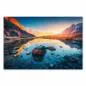 Preview: Kristallklarer Bergsee, Spiegelung der Berge & Himmel, Sonnenuntergang, Steine. Preview: Kristallklarer Bergsee, Spiegelung der Berge & Himmel, Sonnenuntergang, Steine.