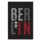 Preview: Modernes Typografie Design: "I am in Berlin" in Rot, Grau & Weiß. Preview: Modernes Typografie Design: "I am in Berlin" in Rot, Grau & Weiß.