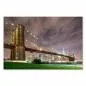 Preview: Beleuchtete Brooklyn Bridge, nächtlicher Skyline von New York City. Preview: Beleuchtete Brooklyn Bridge, nächtlicher Skyline von New York City.