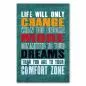 Preview: „Life Will Only Change When You Become More Committed...“ - motivierendes Poster, das zum Handeln inspiriert. Preview: „Life Will Only Change When You Become More Committed...“ - motivierendes Poster, das zum Handeln inspiriert.