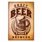 Preview: Rustikales Bild: Craft Beer Brauerei, Bierkrug & "Craft Beer Brewery". Preview: Rustikales Bild: Craft Beer Brauerei, Bierkrug & "Craft Beer Brewery".