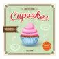 Preview: Retro-Plakat: Cupcake & Schriftzüge "Cupcakes" & "Best in Town". Preview: Retro-Plakat: Cupcake & Schriftzüge "Cupcakes" & "Best in Town".