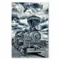 Preview: Alte Dampflokomotive auf Gleisen, dramatischer Himmel, Zeit steht still. Preview: Alte Dampflokomotive auf Gleisen, dramatischer Himmel, Zeit steht still.