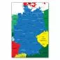 Preview: Eine detaillierte Karte von Deutschland zeigt alle Bundesländer mit ihren Grenzen und wichtigen Städten. Preview: Eine detaillierte Karte von Deutschland zeigt alle Bundesländer mit ihren Grenzen und wichtigen Städten.