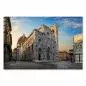 Preview: Dom von Florenz im Licht der aufgehenden Sonne, Marmorfassade. Preview: Dom von Florenz im Licht der aufgehenden Sonne, Marmorfassade.