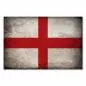 Preview: Englische Flagge im Vintage-Look: Das rote Kreuz auf weißem Grund, "St. George's Cross", steht für Englands Schutzpatron. Preview: Englische Flagge im Vintage-Look: Das rote Kreuz auf weißem Grund, "St. George's Cross", steht für Englands Schutzpatron.