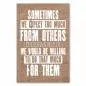 Preview: „Sometimes we expect too much from others...“ - Spruch regt zum Nachdenken an. Preview: „Sometimes we expect too much from others...“ - Spruch regt zum Nachdenken an.