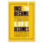 Preview: „Once You Become Fearless Life Becomes Limitless“ - motivierendes Poster, das zu einem grenzenlosen Leben aufruft. Preview: „Once You Become Fearless Life Becomes Limitless“ - motivierendes Poster, das zu einem grenzenlosen Leben aufruft.