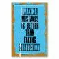 Preview: "Making Mistakes Is Better Than Faking Perfection" – ein inspirierender Spruch auf blauem Hintergrund. Preview: "Making Mistakes Is Better Than Faking Perfection" – ein inspirierender Spruch auf blauem Hintergrund.