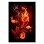 Preview: Abstraktes Design mit floralen Mustern aus Flammen vor dunklem Hintergrund: Energie und Farbenpracht. Preview: Abstraktes Design mit floralen Mustern aus Flammen vor dunklem Hintergrund: Energie und Farbenpracht.