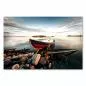 Preview: Altes Fischerboot am Ufer, Sonnenuntergang im Hintergrund. Preview: Altes Fischerboot am Ufer, Sonnenuntergang im Hintergrund.
