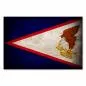Preview: Flagge von Amerikanisch-Samoa: Adler symbolisiert Verbindung zu den USA, Farben für Frieden und Hoffnung. Preview: Flagge von Amerikanisch-Samoa: Adler symbolisiert Verbindung zu den USA, Farben für Frieden und Hoffnung.