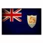 Preview: Flagge Anguilla: Delfine im Wappen: Die drei Delfine symbolisieren Einheit, Stärke und Ausdauer. Preview: Flagge Anguilla: Delfine im Wappen: Die drei Delfine symbolisieren Einheit, Stärke und Ausdauer.