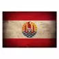 Preview: Flagge von Französisch-Polynesien: Die Sonne und die traditionellen Boote stehen für die Kultur Polynesiens. Preview: Flagge von Französisch-Polynesien: Die Sonne und die traditionellen Boote stehen für die Kultur Polynesiens.