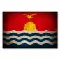 Preview: Kiribati Flagge - Sonne über Wellen: Die Sonne symbolisiert die Lage am Äquator, die Wellen den Pazifik. Preview: Kiribati Flagge - Sonne über Wellen: Die Sonne symbolisiert die Lage am Äquator, die Wellen den Pazifik.