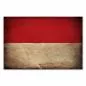 Preview: Flagge Monacos im Vintage-Look: Die Farben Rot und Weiß sind die Farben des Fürstenhauses Grimaldi. Preview: Flagge Monacos im Vintage-Look: Die Farben Rot und Weiß sind die Farben des Fürstenhauses Grimaldi.