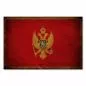 Preview: Flagge Montenegros im historischen Stil: Der Doppeladler symbolisiert die Verbindung zum Byzantinischen Reich. Preview: Flagge Montenegros im historischen Stil: Der Doppeladler symbolisiert die Verbindung zum Byzantinischen Reich.