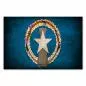 Preview: Flagge der Nördlichen Marianen: Der Stern steht für die USA, die Steinsäule für die Kultur der Chamorro. Preview: Flagge der Nördlichen Marianen: Der Stern steht für die USA, die Steinsäule für die Kultur der Chamorro.