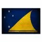 Preview: Flagge von Tokelau - Polynesien: Die Sterne stehen für die drei Atolle, die Farben für den Himmel und das Meer. Preview: Flagge von Tokelau - Polynesien: Die Sterne stehen für die drei Atolle, die Farben für den Himmel und das Meer.