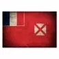 Preview: Flagge von Wallis und Futuna - Frankreich: Die Trikolore steht für Frankreich, das Kreuz für die katholische Religion. Preview: Flagge von Wallis und Futuna - Frankreich: Die Trikolore steht für Frankreich, das Kreuz für die katholische Religion.
