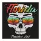 Preview: Totenkopf mit Sonnenbrille & Palmen, stylischer Print für Florida-Fans. Preview: Totenkopf mit Sonnenbrille & Palmen, stylischer Print für Florida-Fans.