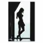 Preview: Silhouette Frau in Unterwäsche, Fenster, Meerblick, Gegenlicht. Preview: Silhouette Frau in Unterwäsche, Fenster, Meerblick, Gegenlicht.