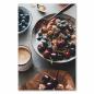 Preview: Schüssel: Joghurt, Beeren, Chiasamen, Quinoa. Kaffee, Kirschen - gesundes Frühstück.