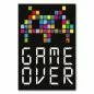 Preview: Pixelgrafik (Retro-Gaming-Stil): Schriftzug "Game Over" in digitaler Anzeige. Preview: Pixelgrafik (Retro-Gaming-Stil): Schriftzug "Game Over" in digitaler Anzeige.