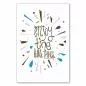 Preview: "Enjoy the little things" - ein fröhliches Poster mit buntem Design, das zu Achtsamkeit und Lebensfreude einlädt. Preview: "Enjoy the little things" - ein fröhliches Poster mit buntem Design, das zu Achtsamkeit und Lebensfreude einlädt.