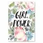 Preview: "Girl Power" - Schriftzug mit Blumenkranz, Stärke & Zusammenhalt von Frauen. Preview: "Girl Power" - Schriftzug mit Blumenkranz, Stärke & Zusammenhalt von Frauen.