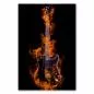 Preview: Schwarze E-Gitarre, lodernde Flammen, Energie & Leidenschaft für Musik. Preview: Schwarze E-Gitarre, lodernde Flammen, Energie & Leidenschaft für Musik.