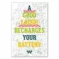 Preview: "A good laugh recharges your battery" – lachen ist die beste Medizin, ein Spruch für mehr Freude und Energie. Preview: "A good laugh recharges your battery" – lachen ist die beste Medizin, ein Spruch für mehr Freude und Energie.