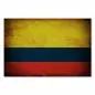 Preview: Kolumbianische Flagge im Grunge-Stil: Gelb symbolisiert den Reichtum des Bodens, Blau das Meer und Rot das Blut der Helden. Preview: Kolumbianische Flagge im Grunge-Stil: Gelb symbolisiert den Reichtum des Bodens, Blau das Meer und Rot das Blut der Helden.