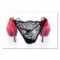 Preview: Rote High Heels und schwarze Spitze - ein sinnliches Motiv voller Verführung. Preview: Rote High Heels und schwarze Spitze - ein sinnliches Motiv voller Verführung.