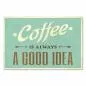 Preview: Retro-Poster „Kaffee ist immer eine gute Idee“, perfekt für Kaffeeliebhaber und Dekoration in Cafés. Preview: Retro-Poster „Kaffee ist immer eine gute Idee“, perfekt für Kaffeeliebhaber und Dekoration in Cafés.