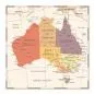 Preview: Karte Australiens: Bundesstaaten, Städte, Gewässer - Farbtöne & Details. Preview: Karte Australiens: Bundesstaaten, Städte, Gewässer - Farbtöne & Details.