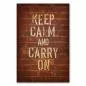 Preview: "Keep Calm and Carry On" – ein inspirierender Spruch als Graffiti an einer Ziegelwand. Preview: "Keep Calm and Carry On" – ein inspirierender Spruch als Graffiti an einer Ziegelwand.