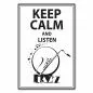 Preview: Poster mit Saxophon und „Keep Calm and Listen to Jazz“, perfekter Reminder für Jazz-Fans. Preview: Poster mit Saxophon und „Keep Calm and Listen to Jazz“, perfekter Reminder für Jazz-Fans.
