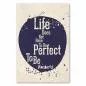 Preview: "Das Leben...", Typografie: Perfektion & Wunderbares, strukturierter Hintergrund. Preview: "Das Leben...", Typografie: Perfektion & Wunderbares, strukturierter Hintergrund.