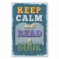 Preview: Retro-Poster „Keep Calm and Read a Book“, lädt zum Abschalten und Eintauchen in andere Welten ein. Preview: Retro-Poster „Keep Calm and Read a Book“, lädt zum Abschalten und Eintauchen in andere Welten ein.