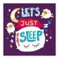Preview: "Let's just sleep" - Schriftzug, Schäfchen, Sterne, Mond - Schlaf & Süße. Preview: "Let's just sleep" - Schriftzug, Schäfchen, Sterne, Mond - Schlaf & Süße.