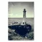 Preview: Ein einsamer Leuchtturm auf einer felsigen Insel im Schwarz-Weiß-Look - ein melancholisches Motiv voller Atmosphäre. Preview: Ein einsamer Leuchtturm auf einer felsigen Insel im Schwarz-Weiß-Look - ein melancholisches Motiv voller Atmosphäre.