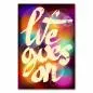 Preview: "Life goes on" - ein handgeschriebener Spruch, der Mut macht und zum Weitermachen motiviert. Preview: "Life goes on" - ein handgeschriebener Spruch, der Mut macht und zum Weitermachen motiviert.