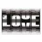 Preview: "Love" - zeitloser Schriftzug in Schwarz-Weiß & Retro-Optik. Preview: "Love" - zeitloser Schriftzug in Schwarz-Weiß & Retro-Optik.