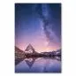 Preview: Matterhorn, sternenklarer Nachthimmel, Milchstraße, Spiegelung im See. Preview: Matterhorn, sternenklarer Nachthimmel, Milchstraße, Spiegelung im See.