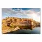 Preview: Mehrangarh Fort in Indien, Sonnenuntergang, Spiegelung im Wasser. Preview: Mehrangarh Fort in Indien, Sonnenuntergang, Spiegelung im Wasser.